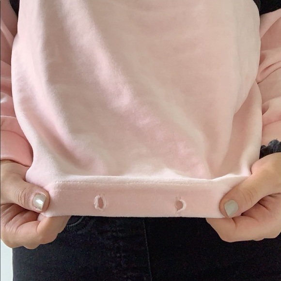 Pink Striped Hoodie - Picture 4 of 4